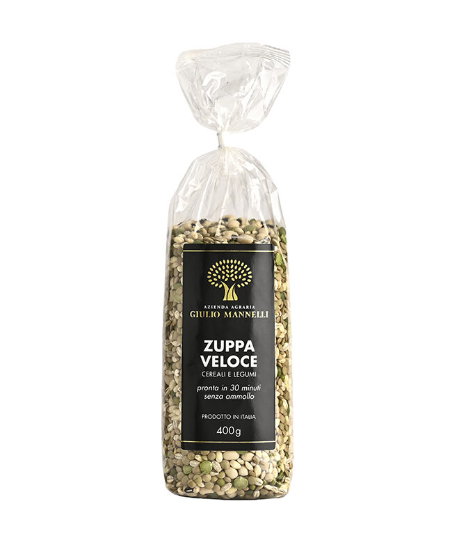 Zuppa Veloce Cereali e Legumi